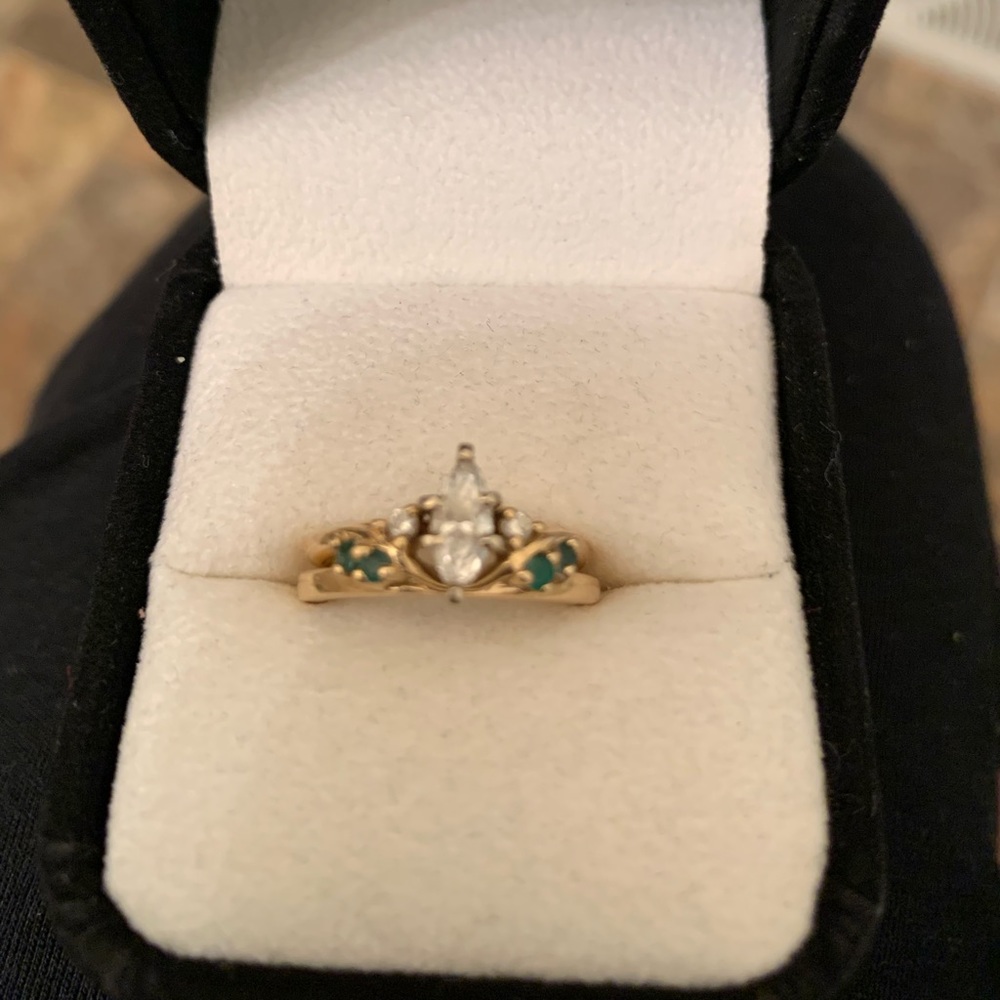 Diamond ring and band